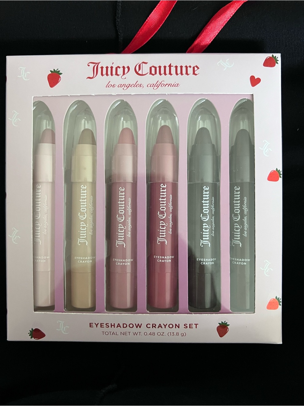 Juicy Couture Eyeshadow Crayon Set 6pc Eye Shadow Multicolor 0.48 oz NWT